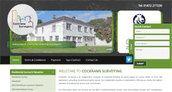 Desktop Screenshot of cockrams-surveyors.co.uk